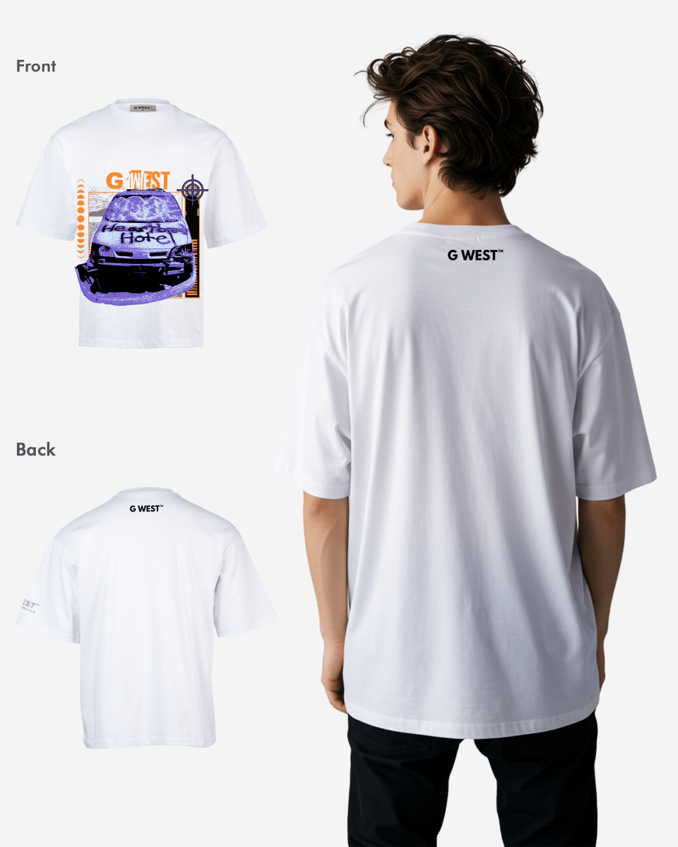 G West the heartbreak ride Oversized Tee