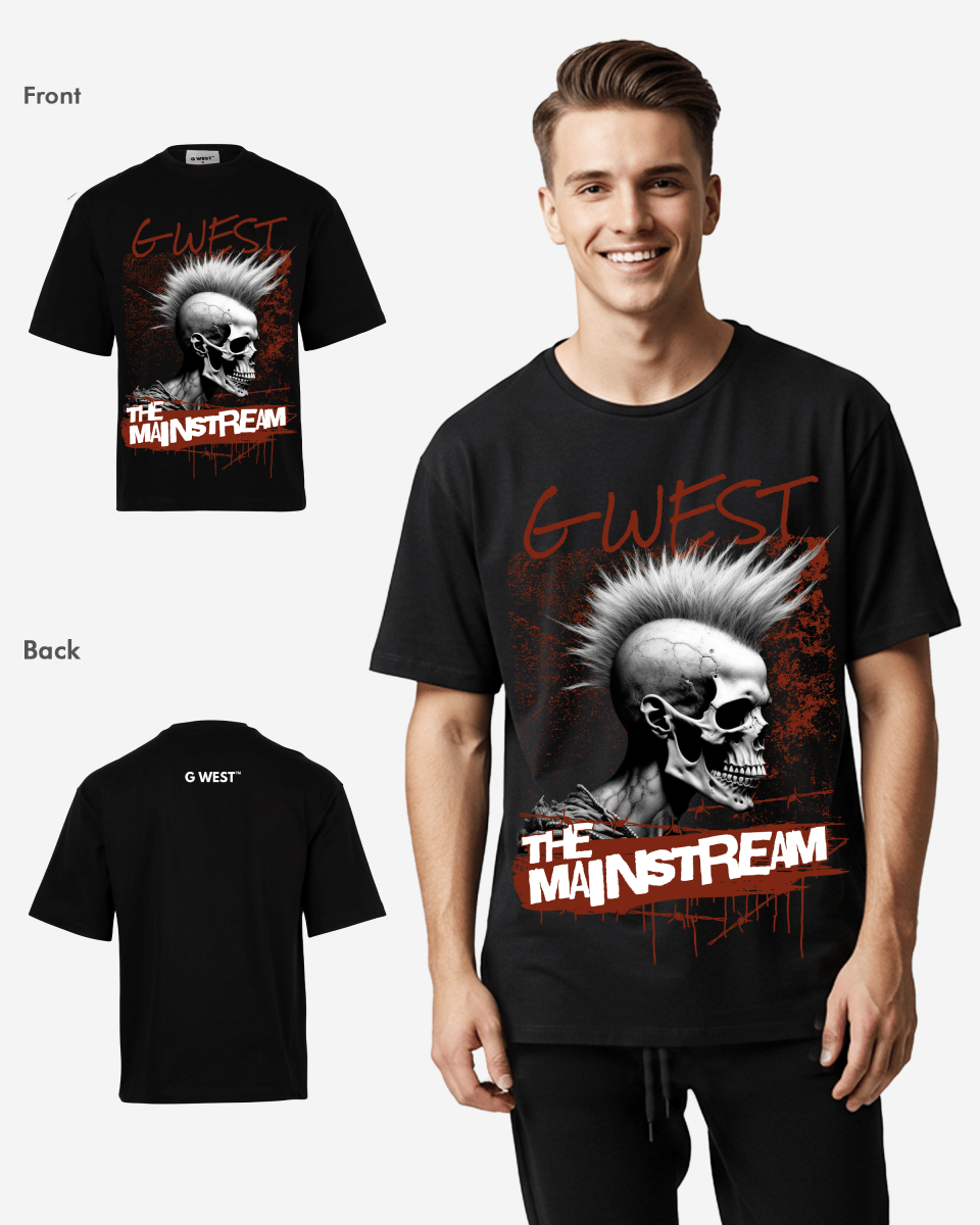 G-WEST THE MAINSTREAM OVERSIZED TEE