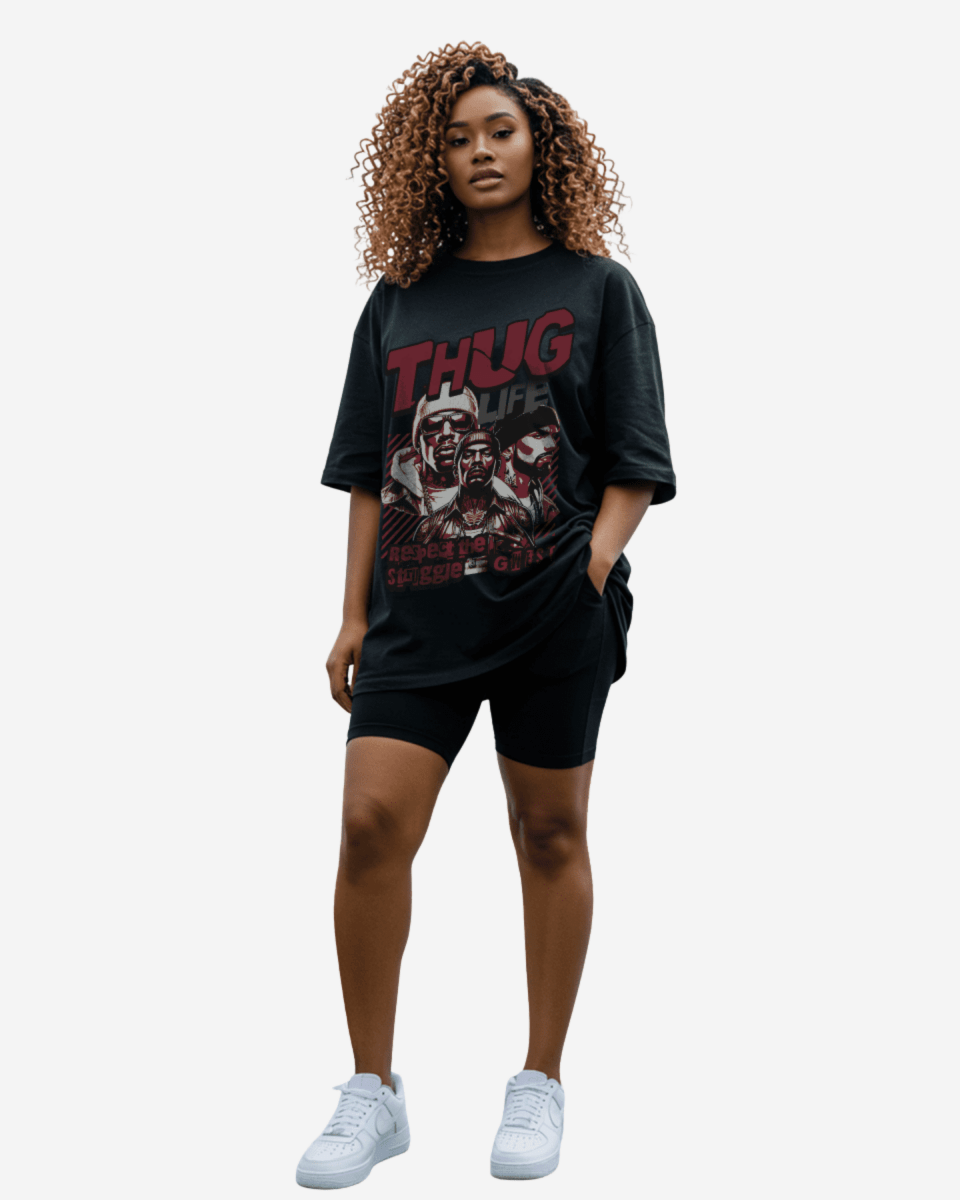 G West Thug Life Oversized Women's T-Shirt