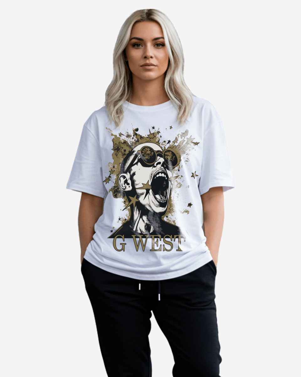 G West Womens Too Loud Oversized Tee