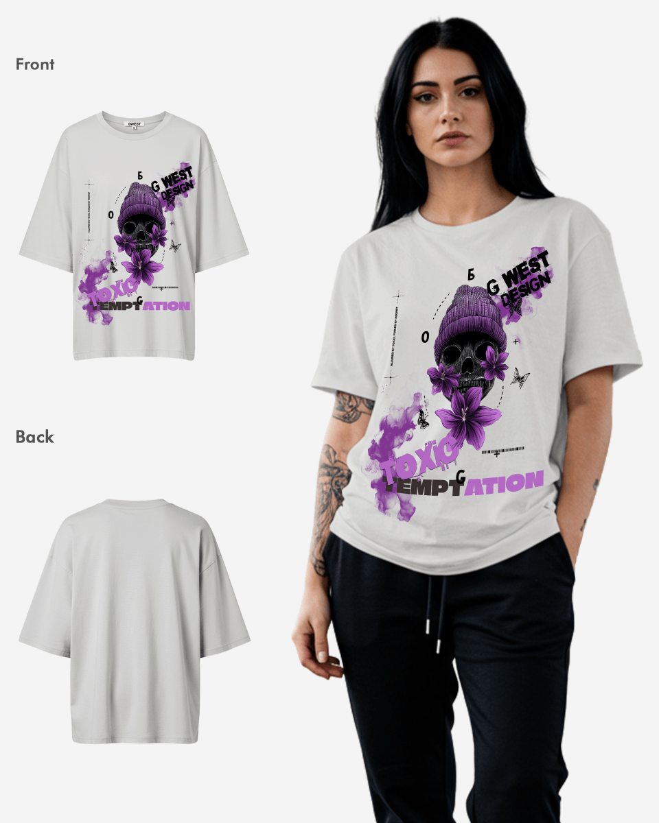 G West Toxic Oversized Tee -WOMEN