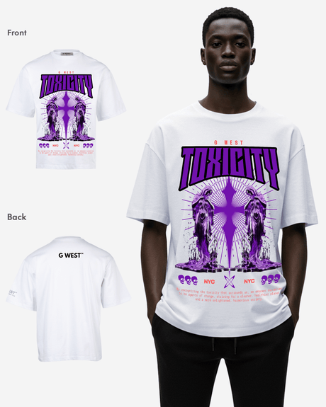 G-WEST TOXICITY OVERSIZED TEE
