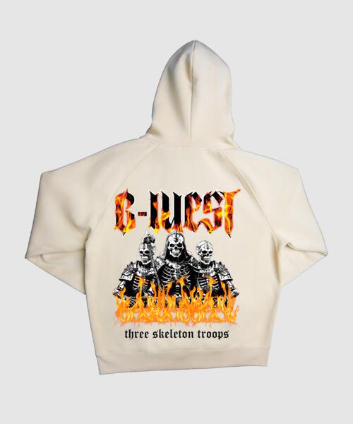 G West Tri Skeleton Hoodie Mens Style : Gwhlhd9018 - 5 Colors