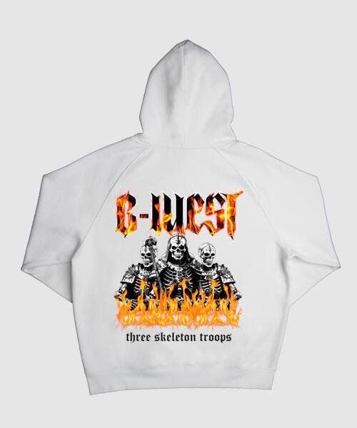 G West Tri Skeleton Hoodie Mens Style : Gwhlhd9018 - 5 Colors