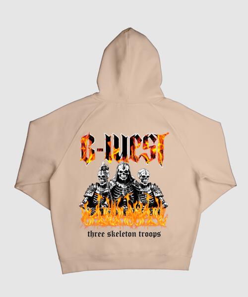 G West Tri Skeleton Hoodie Mens Style : Gwhlhd9018 - 5 Colors