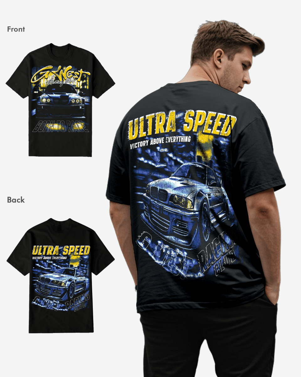 G West Ultra Speed Black Tee Big and Tall