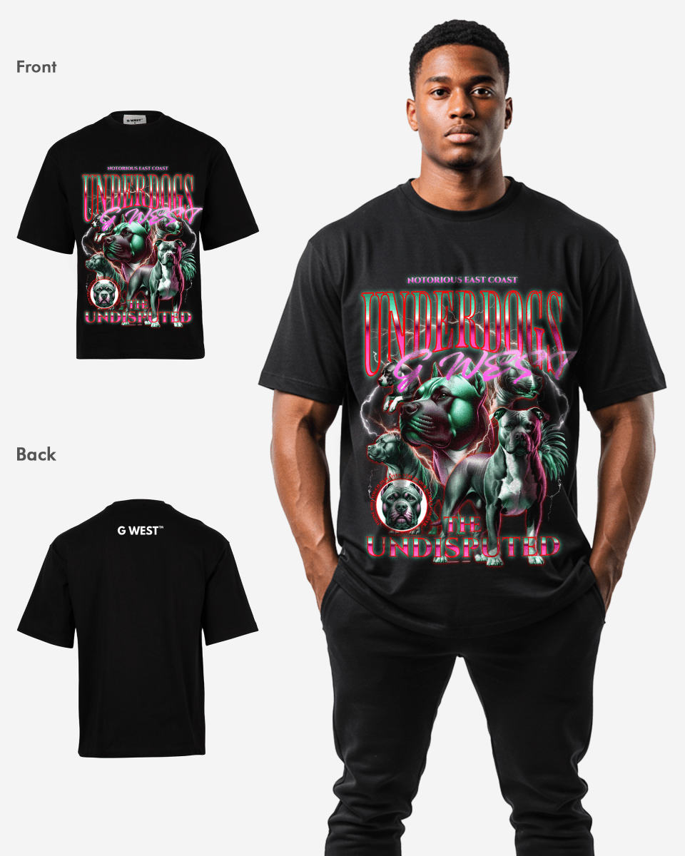 G-WEST UNDERDOGS OVERSIZED TEE