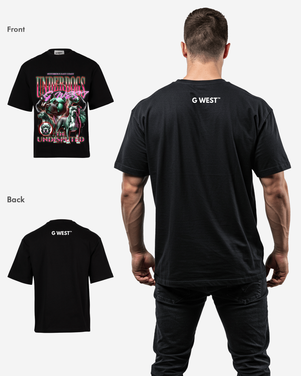 G-WEST UNDERDOGS OVERSIZED TEE