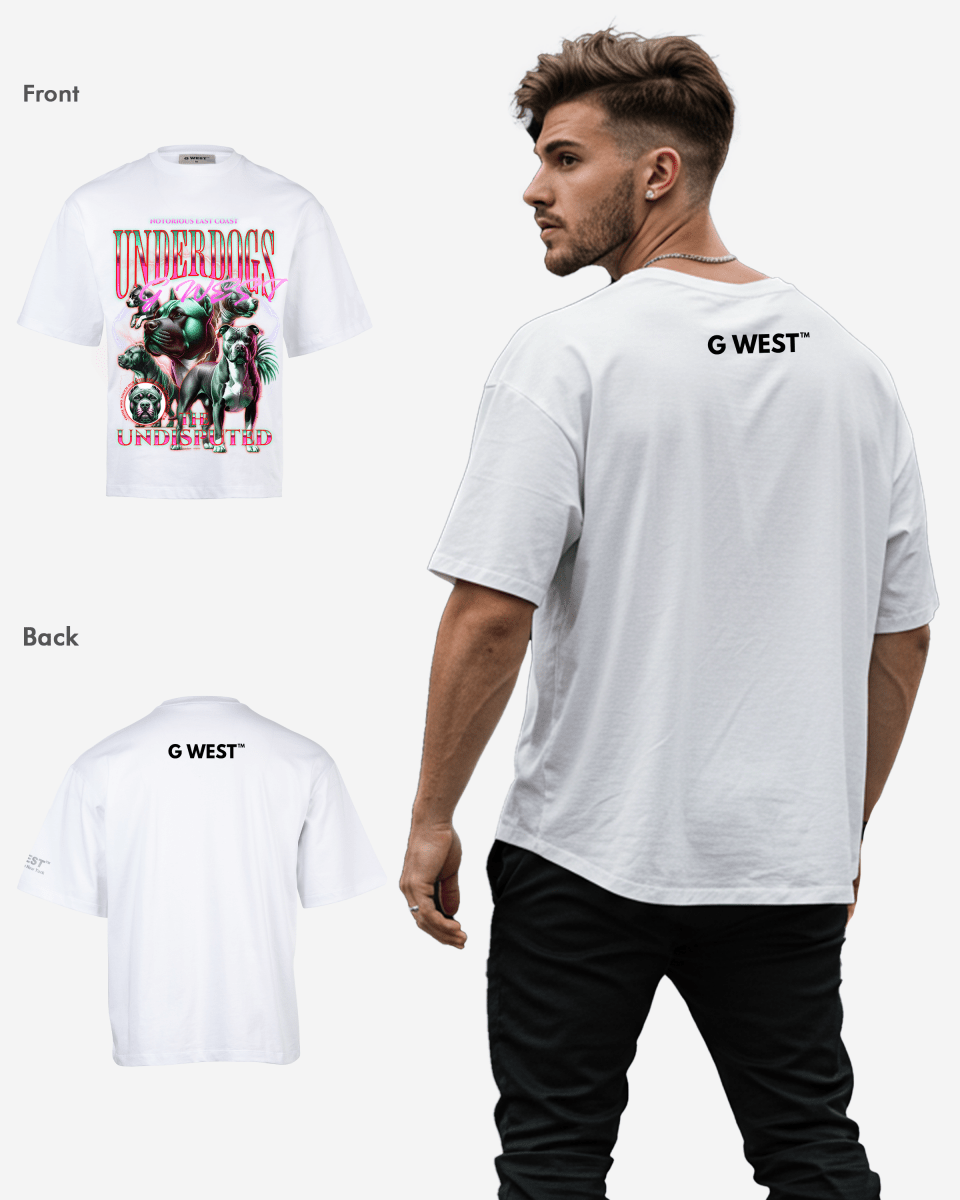 G-WEST UNDERDOGS OVERSIZED TEE