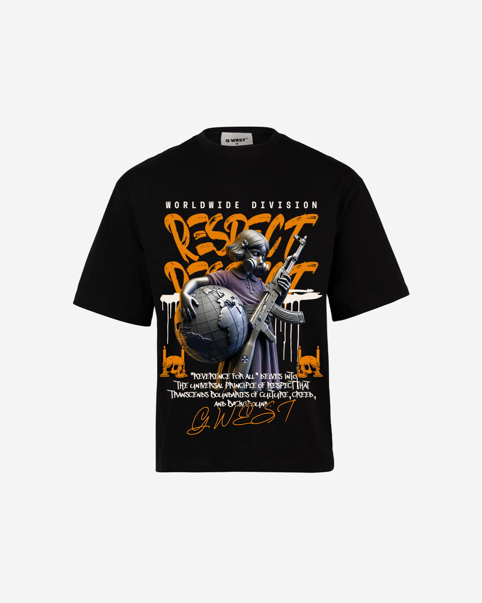 G-WEST UNSEEN BATTLE OVERSIZED TEE