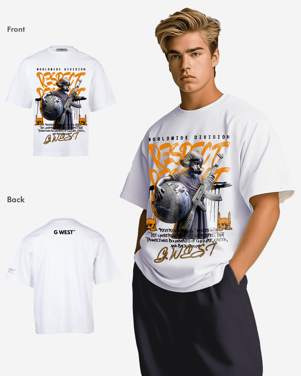 G-WEST UNSEEN BATTLE OVERSIZED TEE