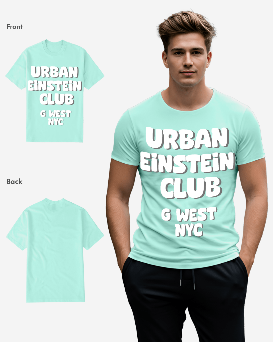 G WEST URBAN EINSTEIN CLUB TEE