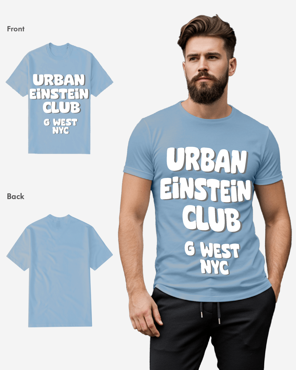 G WEST URBAN EINSTEIN CLUB TEE