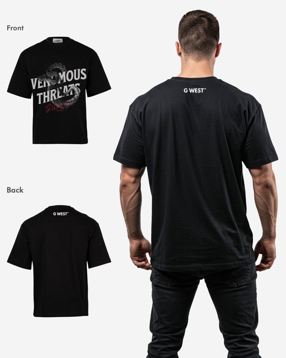 G-WEST VENOMOUS THREATS OVERSIZED TEE