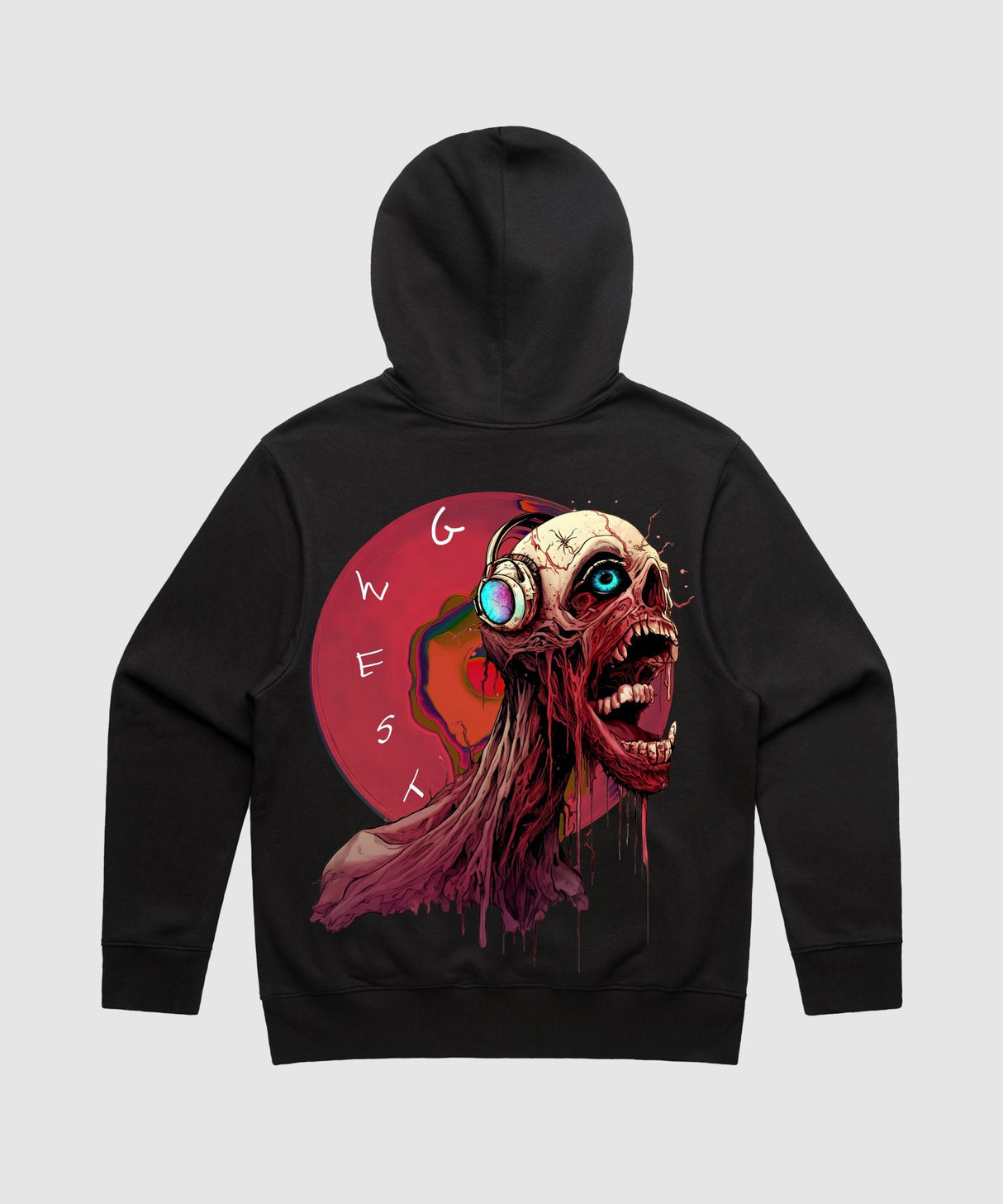 G WEST VINYL ZOMBIE HEAVY PREMIUM HOODIE