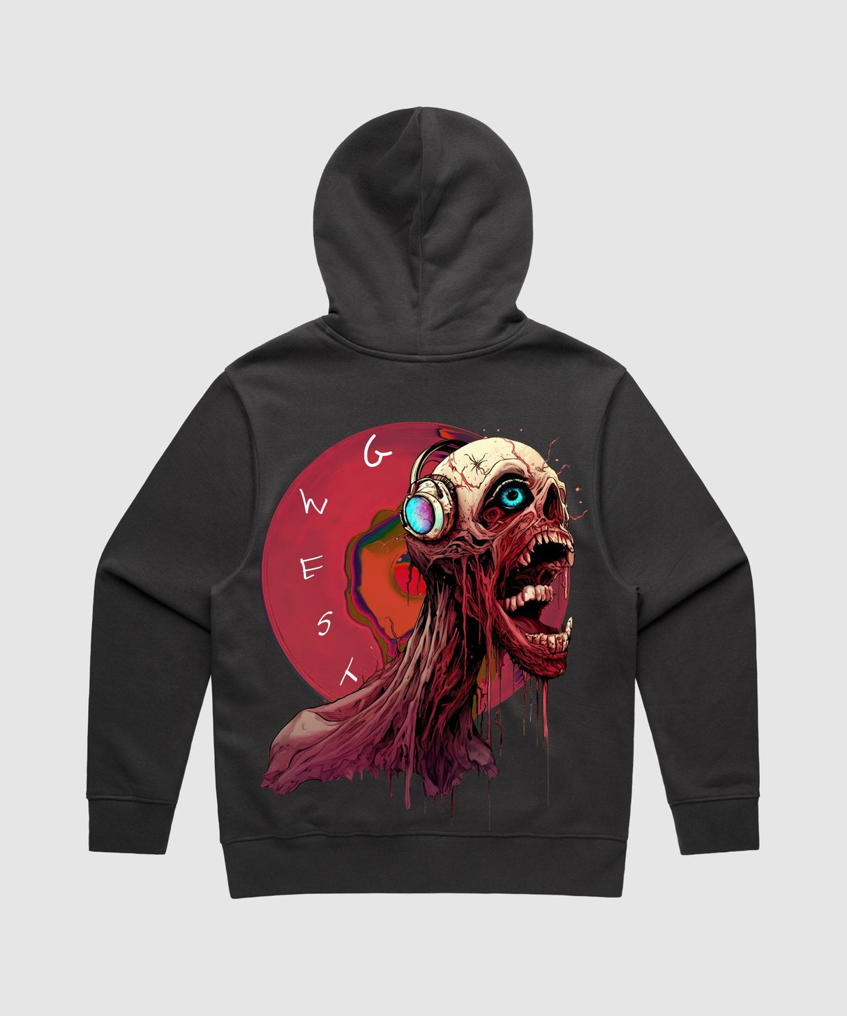 G WEST VINYL ZOMBIE HEAVY PREMIUM HOODIE