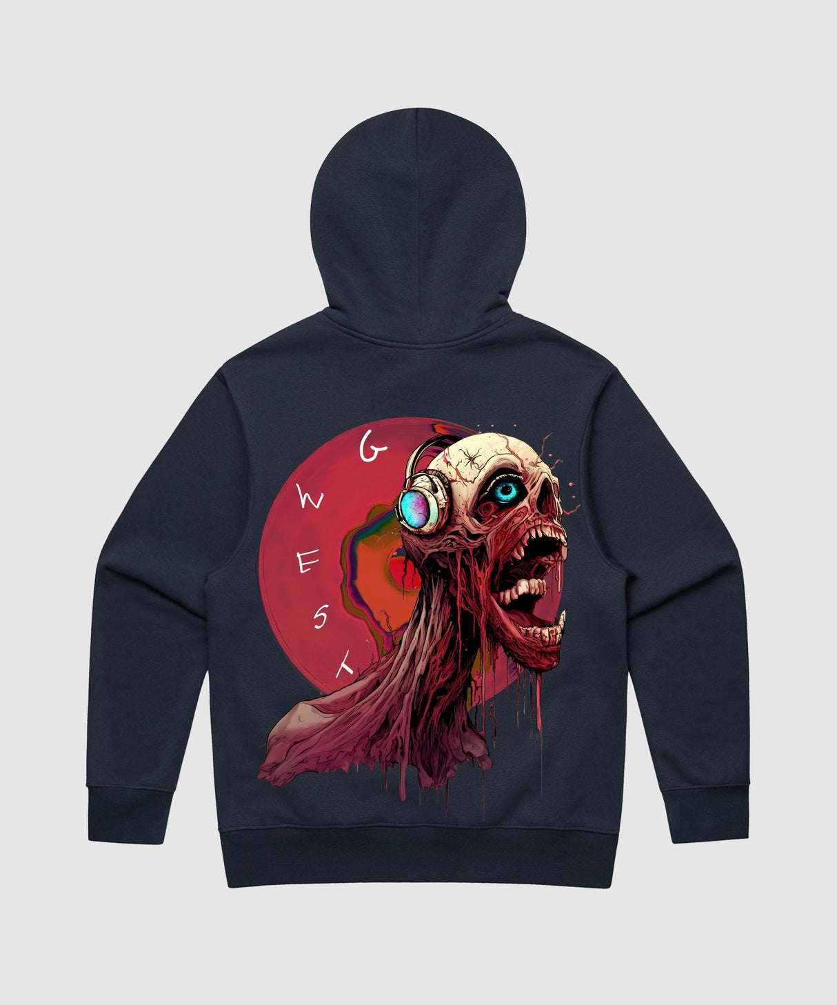 G WEST VINYL ZOMBIE HEAVY PREMIUM HOODIE