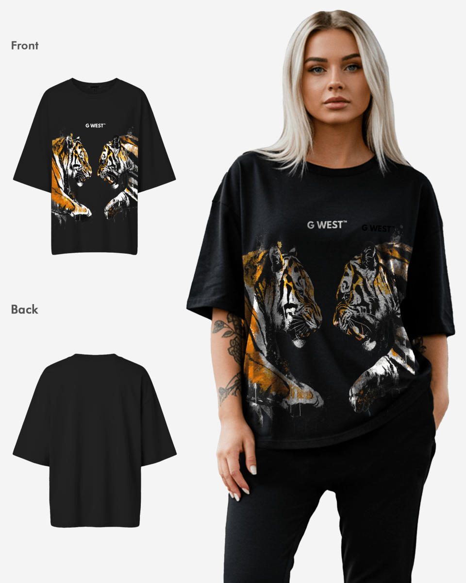 G West Womens Wild Things Oversized Tee