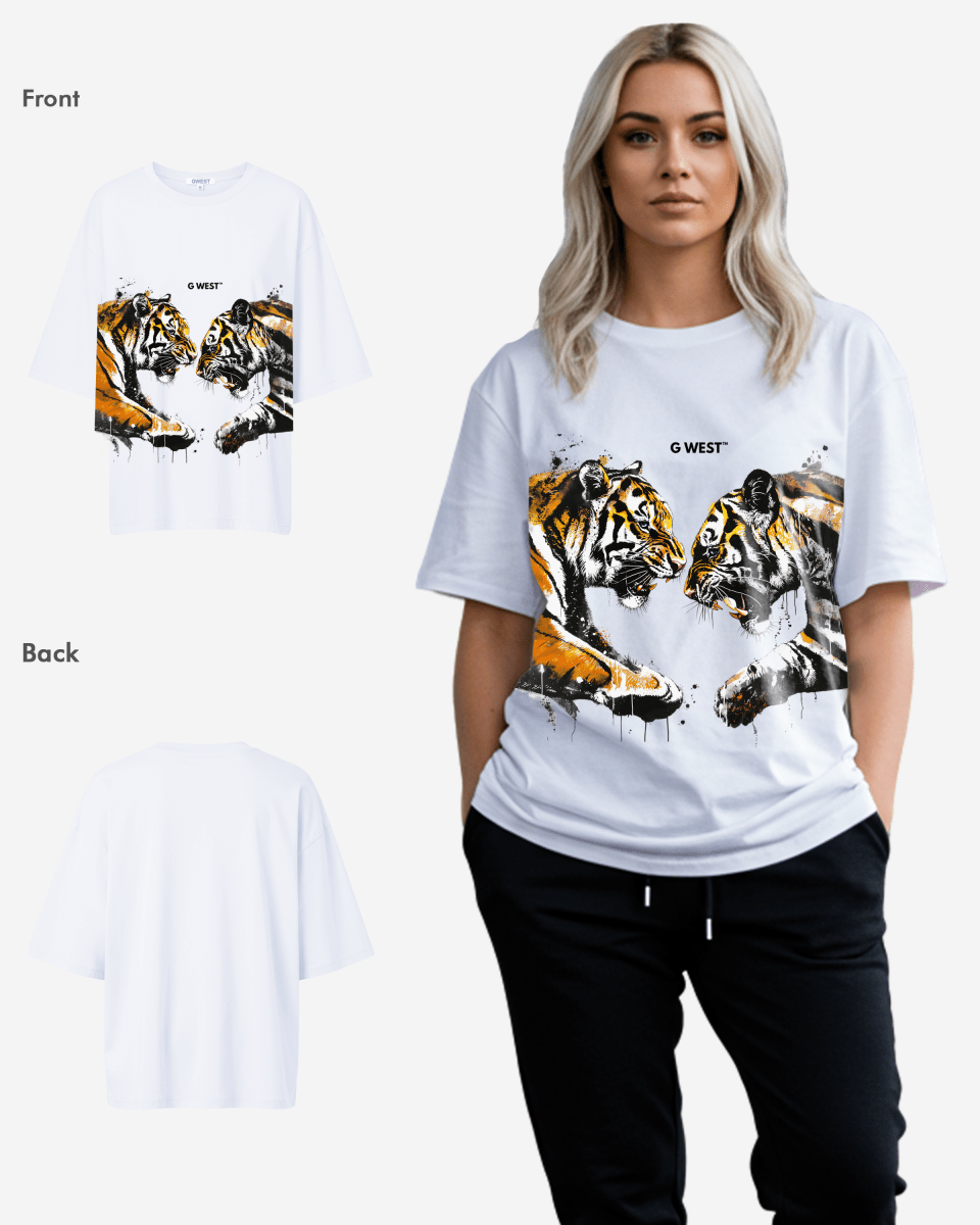 G West Womens Wild Things Oversized Tee