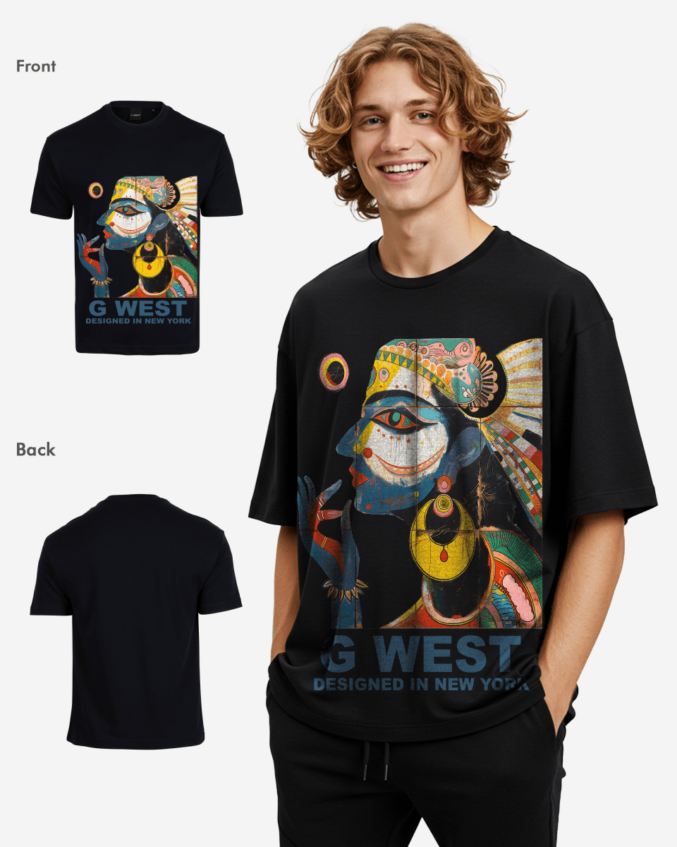 G West Work Of Art Oversized Tee