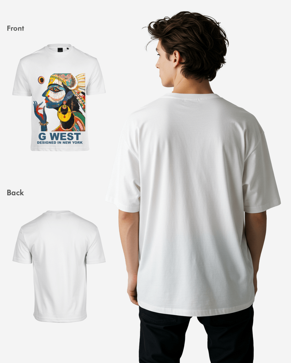 G West Work Of Art Oversized Tee