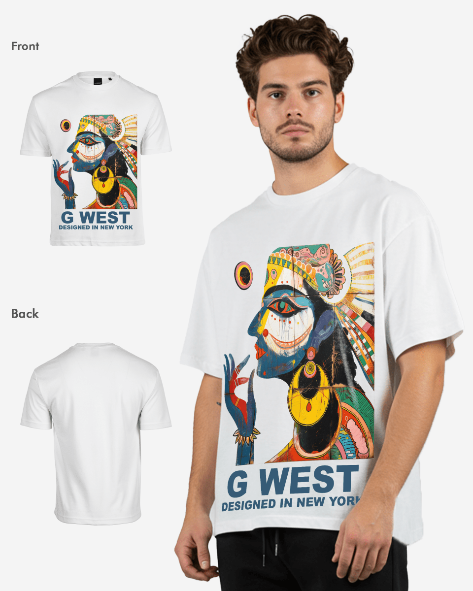 G West Work Of Art Oversized Tee