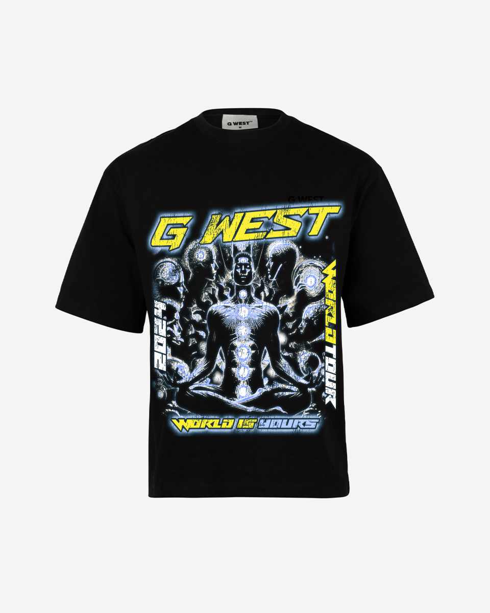 G West World Is Yours Premium Oversized Tee