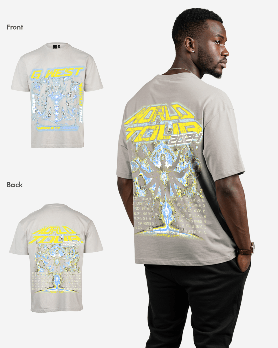 G West World Is Yours Premium Oversized Tee