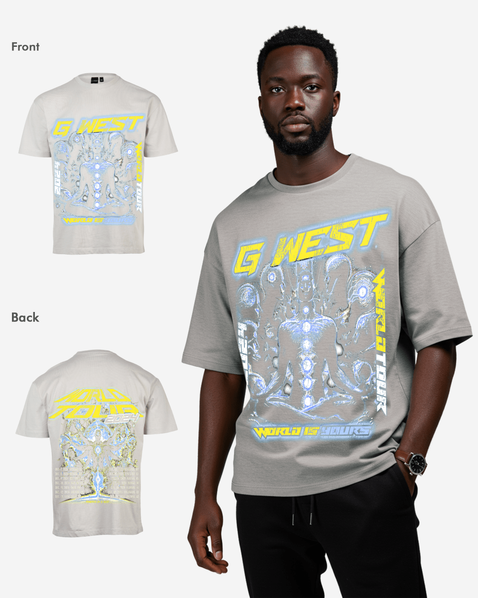 G West World Is Yours Premium Oversized Tee