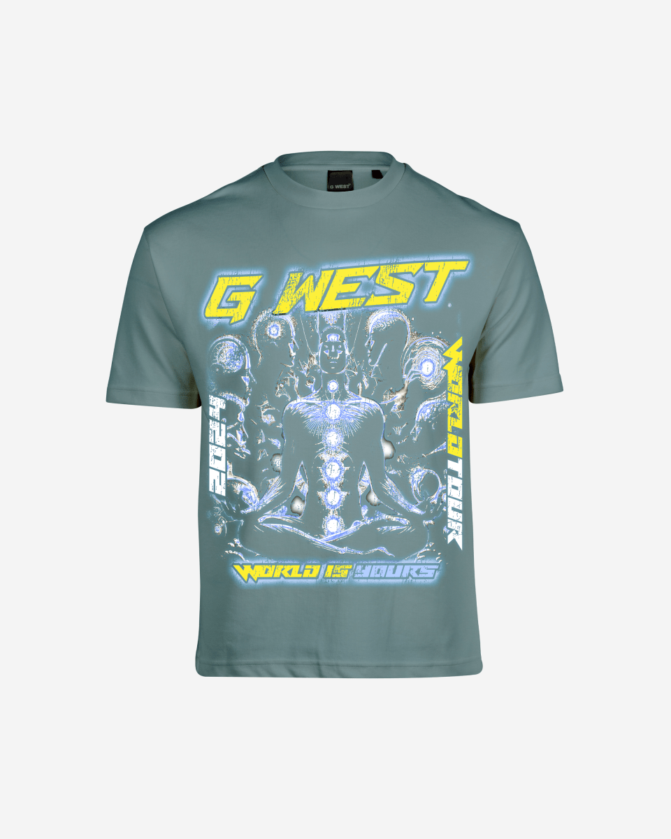 G West World Is Yours Premium Oversized Tee
