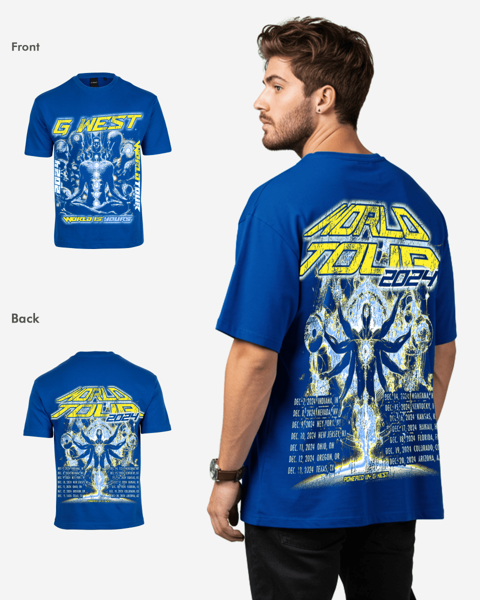 G West World Is Yours Premium Oversized Tee