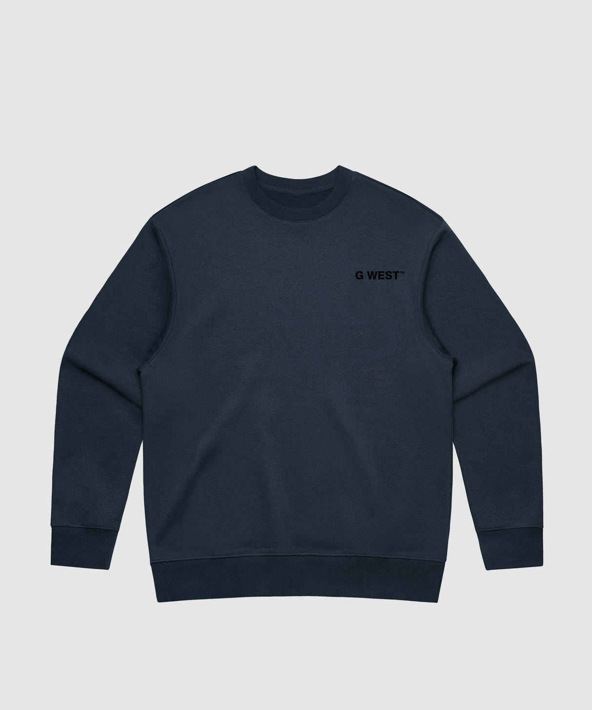 G WEST YELLOW FACE HEAVY PREMIUM CREWNECK