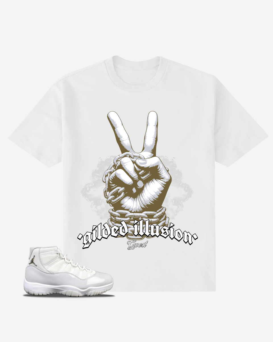 Gilded Illusion Oversized T-Shirt