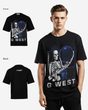 GWEST TEE Flaming Fate Oversized