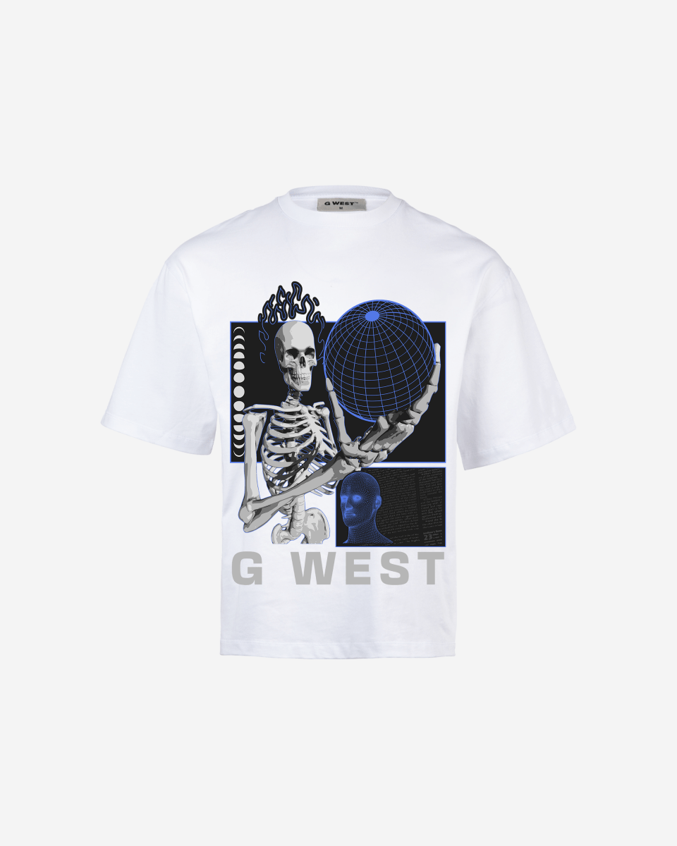 GWEST TEE Flaming Fate Oversized