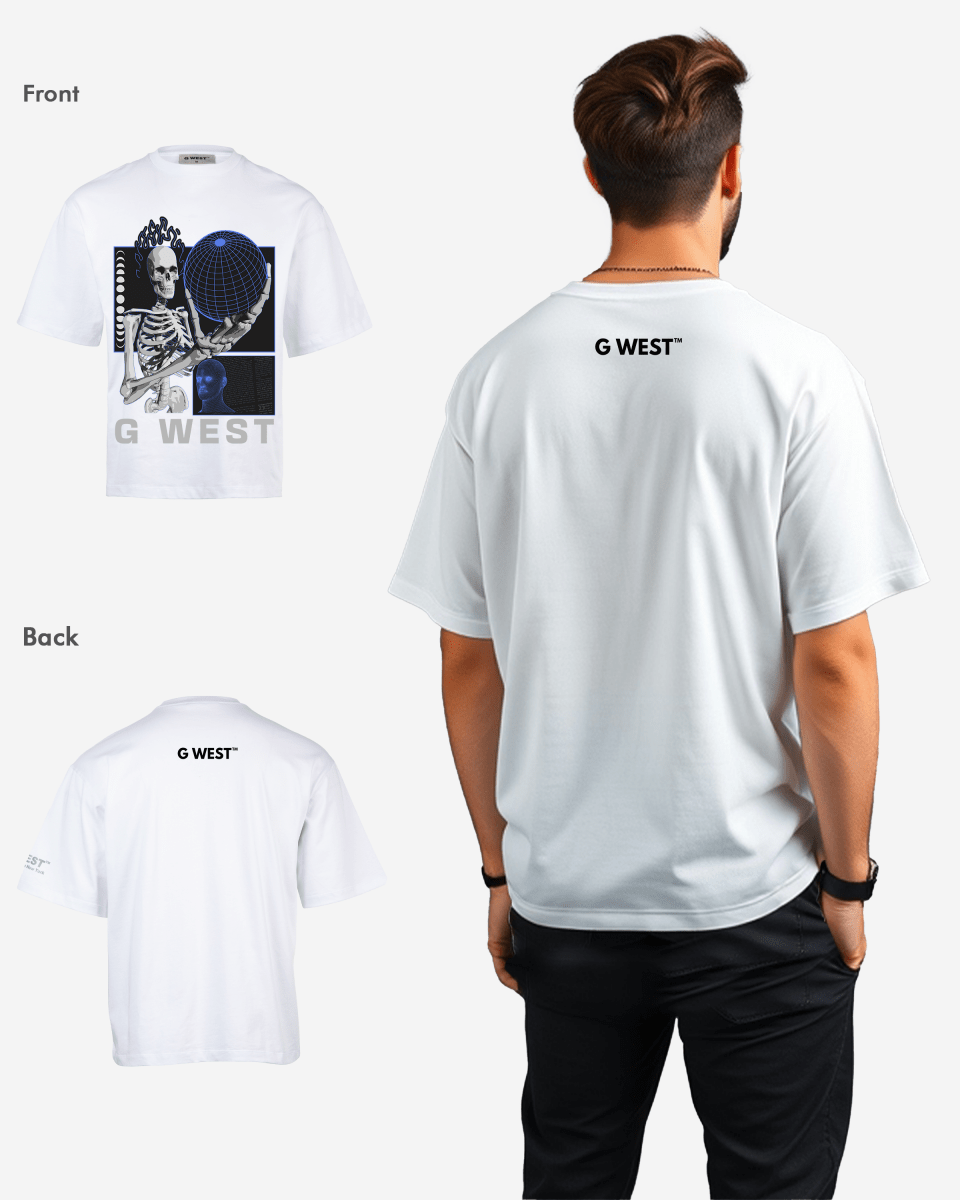 GWEST TEE Flaming Fate Oversized