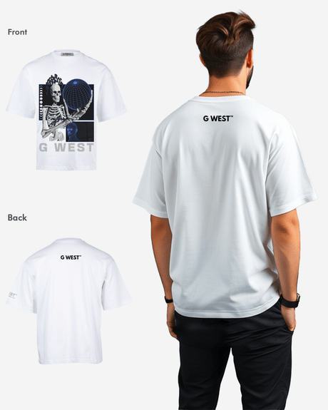 GWEST TEE Flaming Fate Oversized