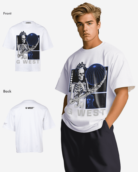 GWEST TEE Flaming Fate Oversized