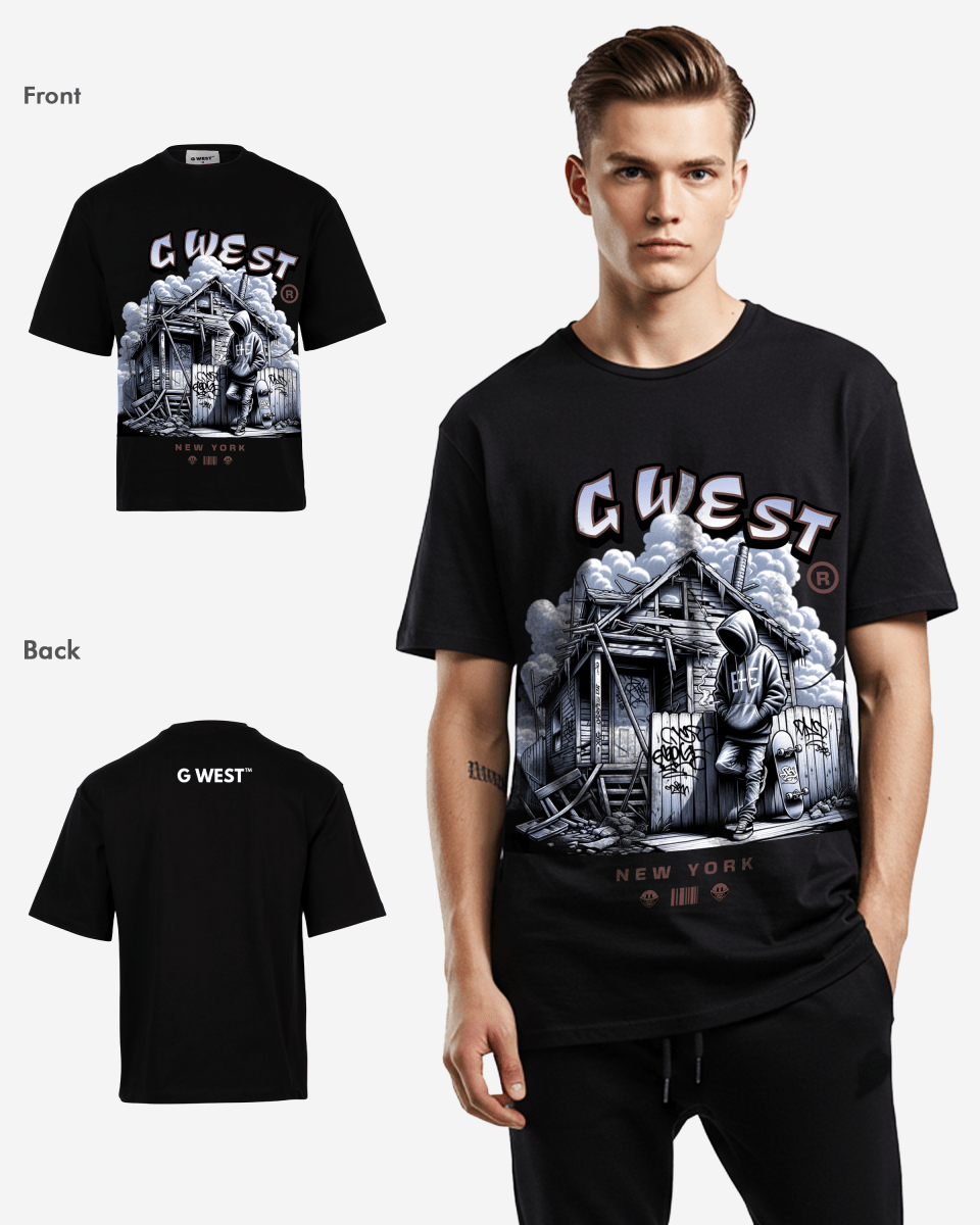 GWEST WANDERING SPIRIT OVERSIZED TEE