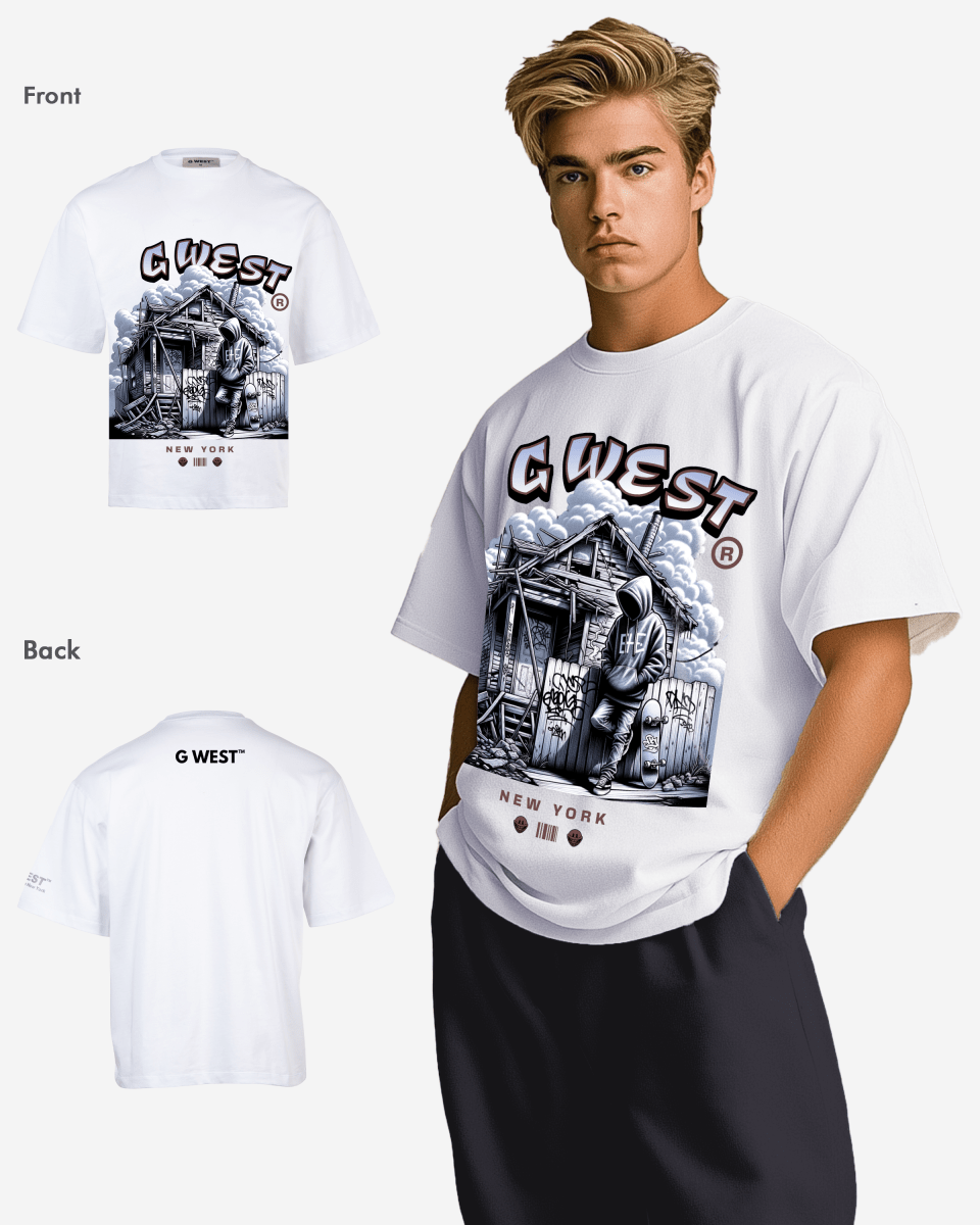 GWEST WANDERING SPIRIT OVERSIZED TEE