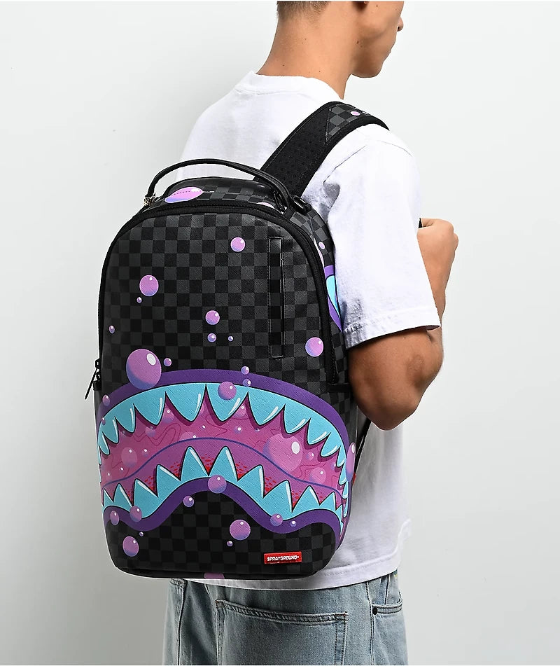 Sprayground Purple Slime Takeover Backpack