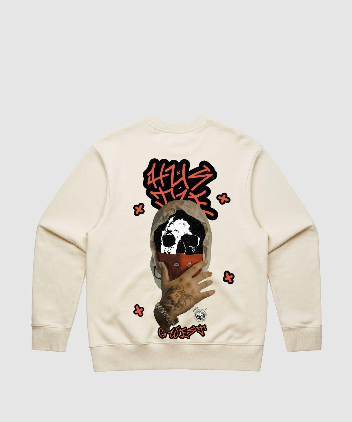 G West Hooded Hustle Heavy Premium Crewneck