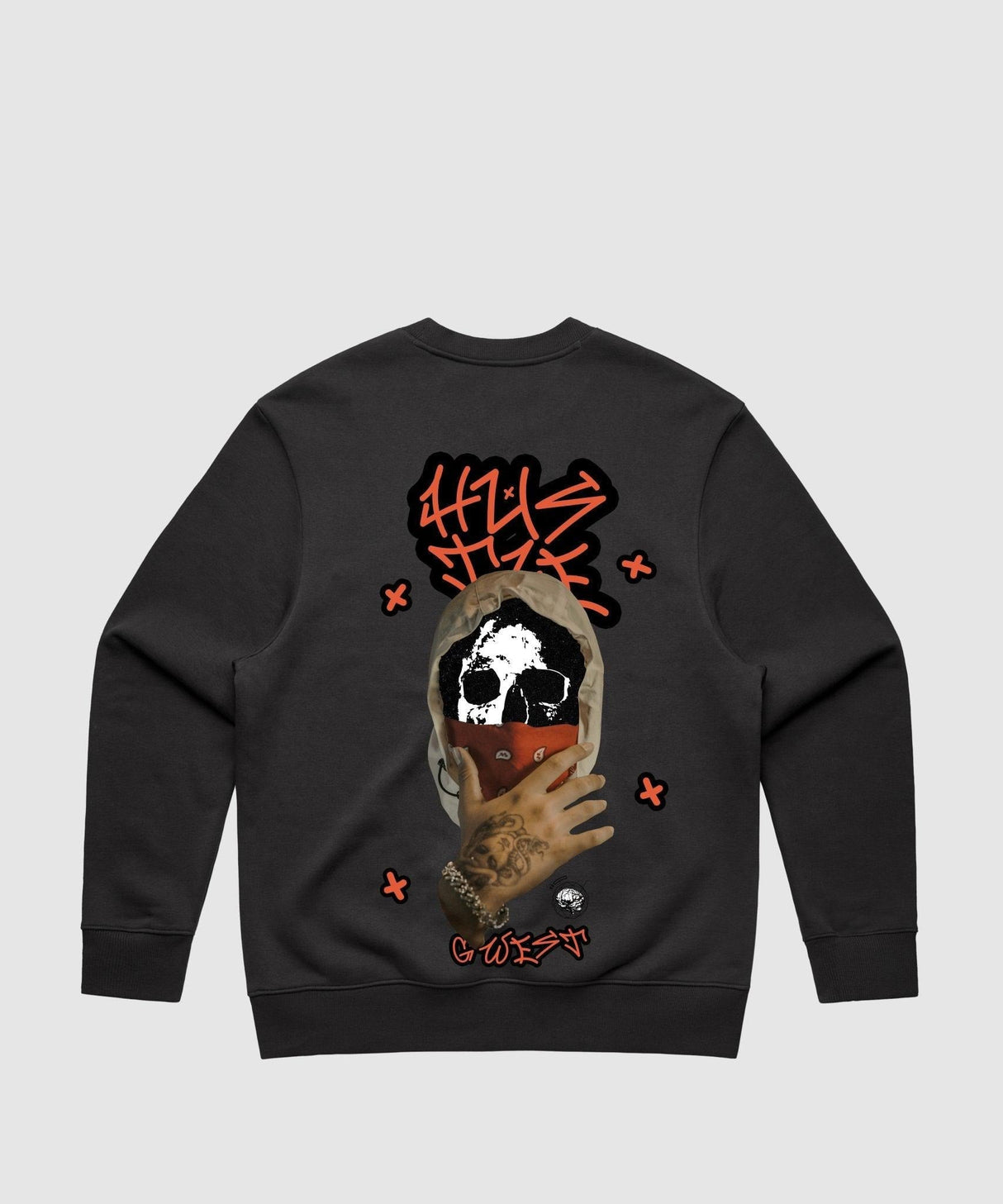 G West Hooded Hustle Heavy Premium Crewneck