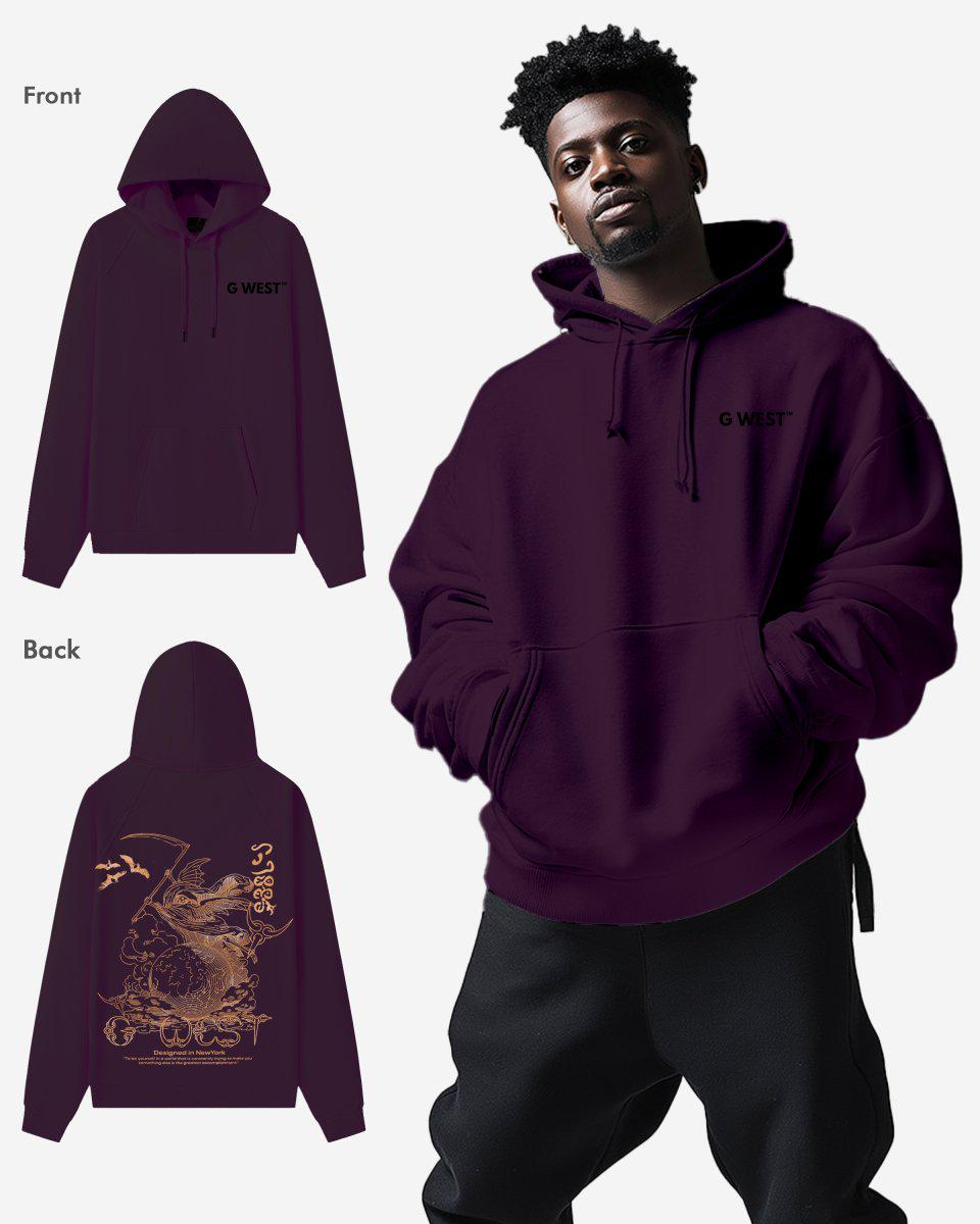 G West Reaper World Heavy Premium Oversize Hoodie
