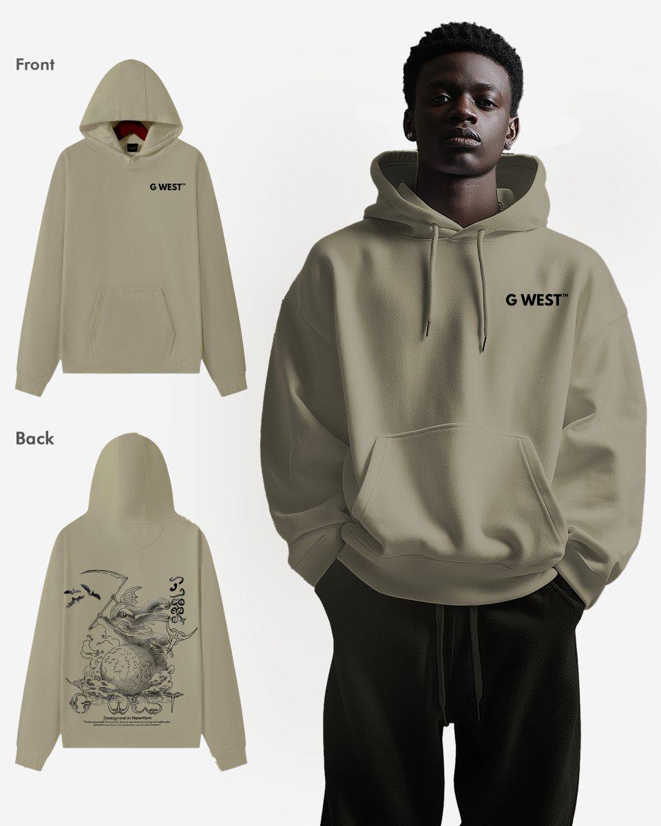 G West Reaper World Heavy Premium Oversize Hoodie