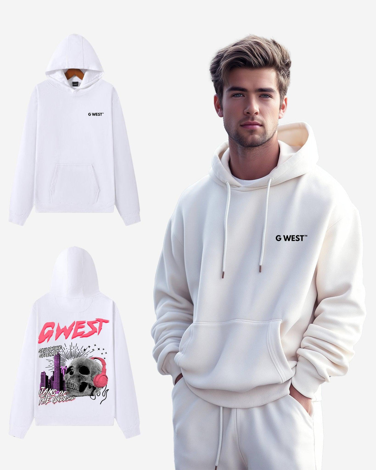 G West Jams Of The Undead Oversize Hoodie