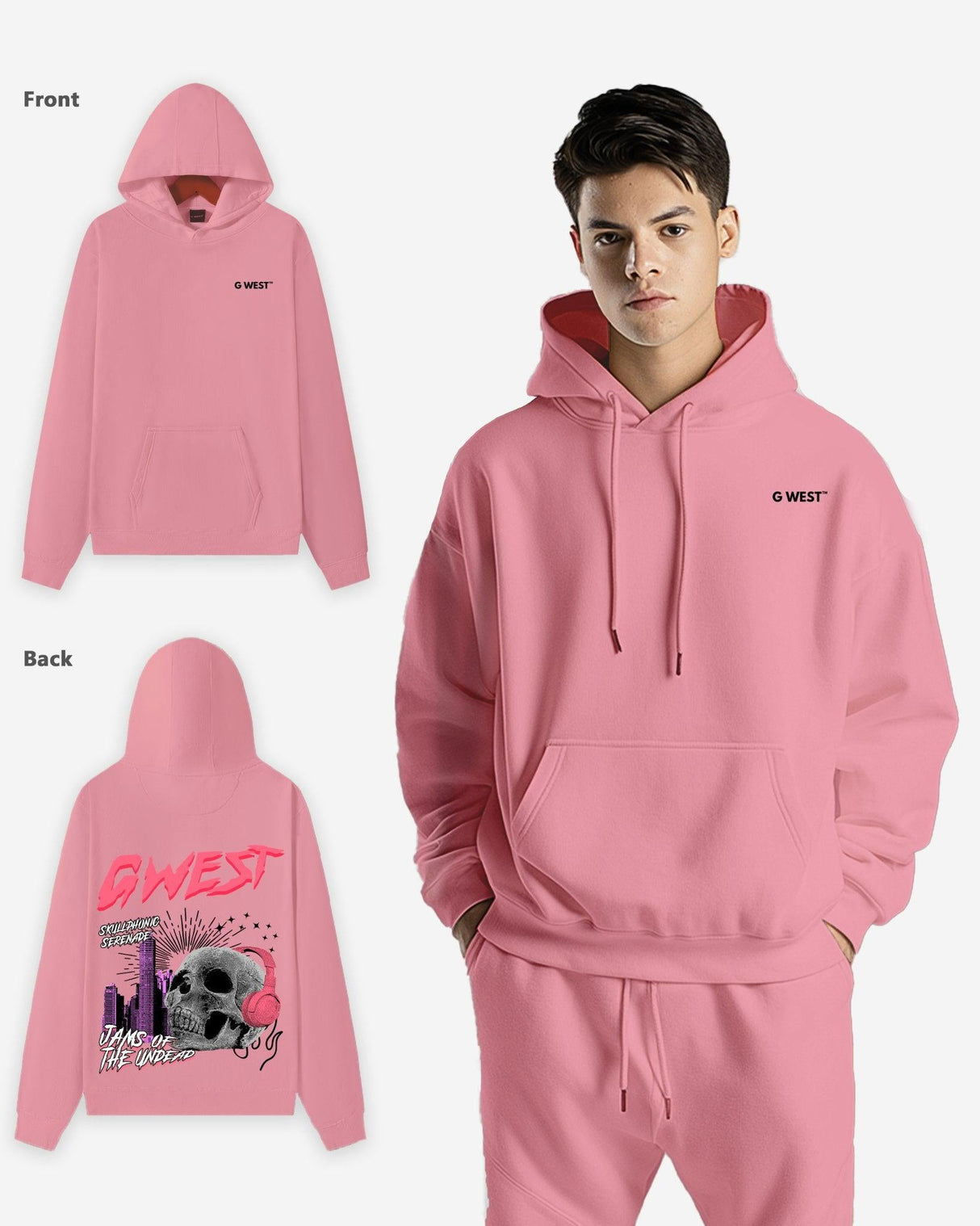 G West Jams Of The Undead Oversize Hoodie