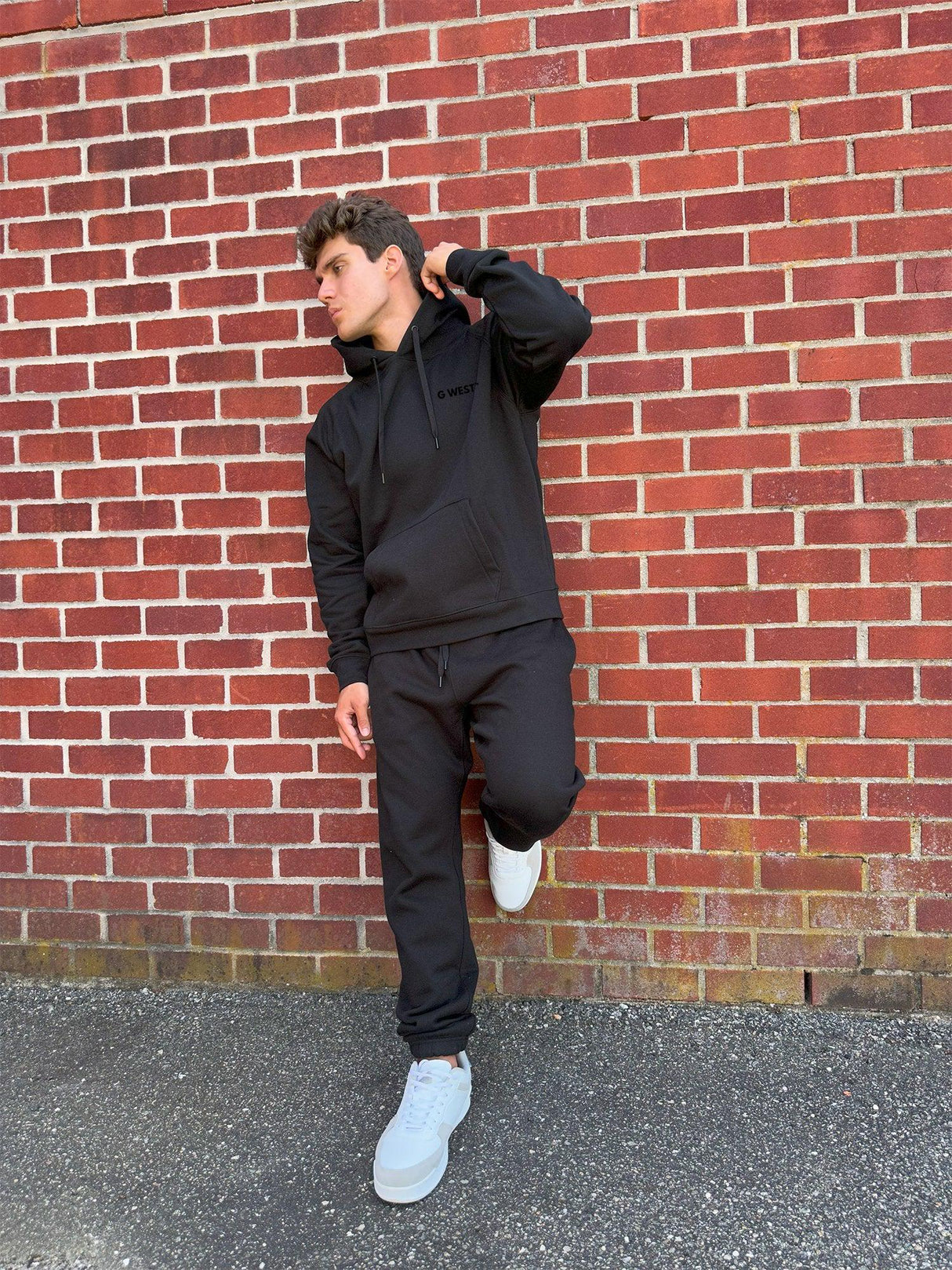 G West Newspaper Heavy Premium Hoodie