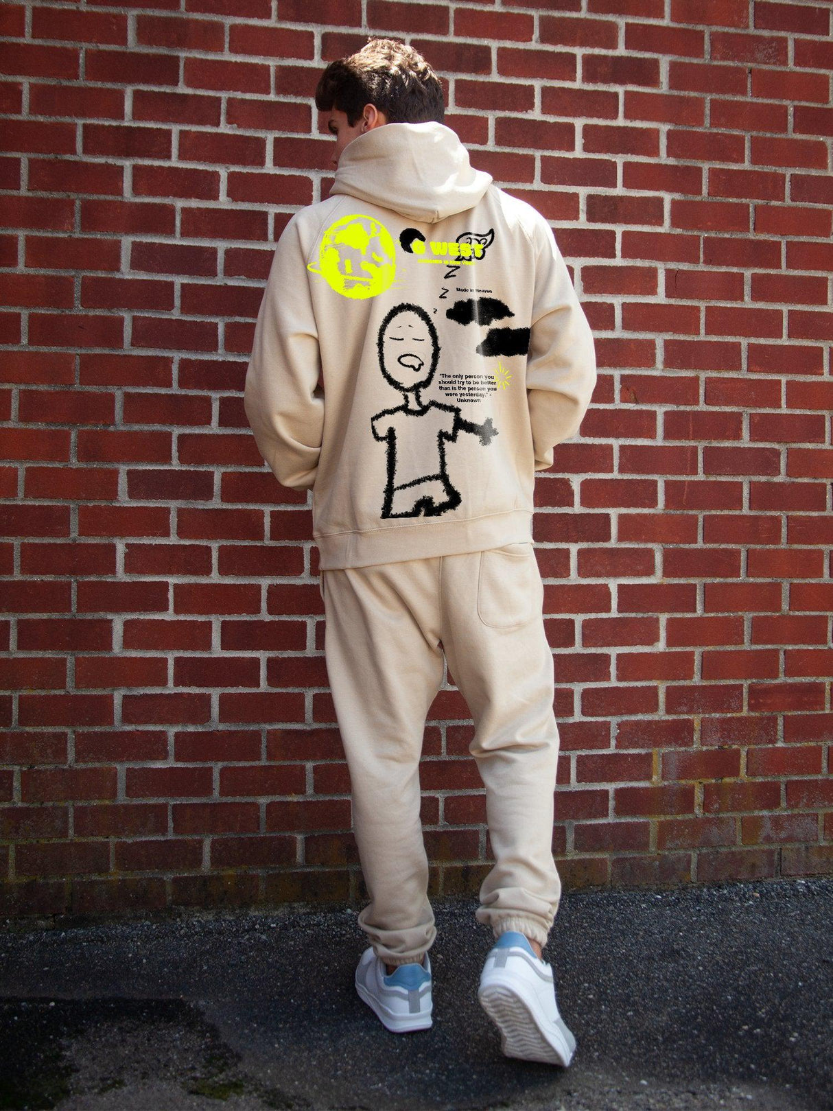 G West Stick Figure Heavy Premium Hoodie