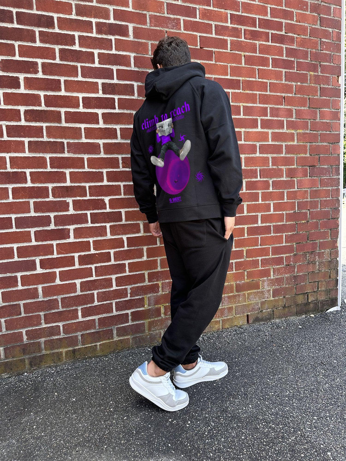 G West Newspaper Heavy Premium Hoodie